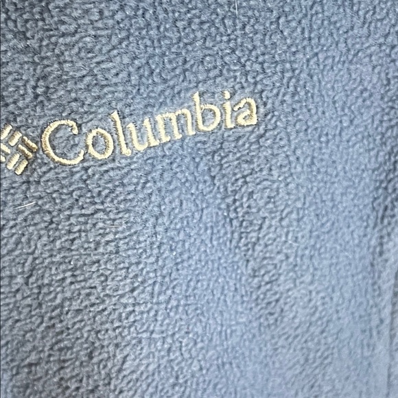 Columbia Light Blue Fleece Jacket - Picture 3 of 6